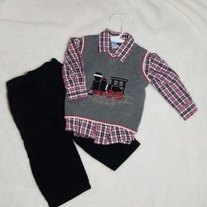 Boys 3 Piece Outfit- 12 Month
